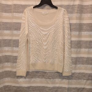 Calvin Klein Cream Knit Top